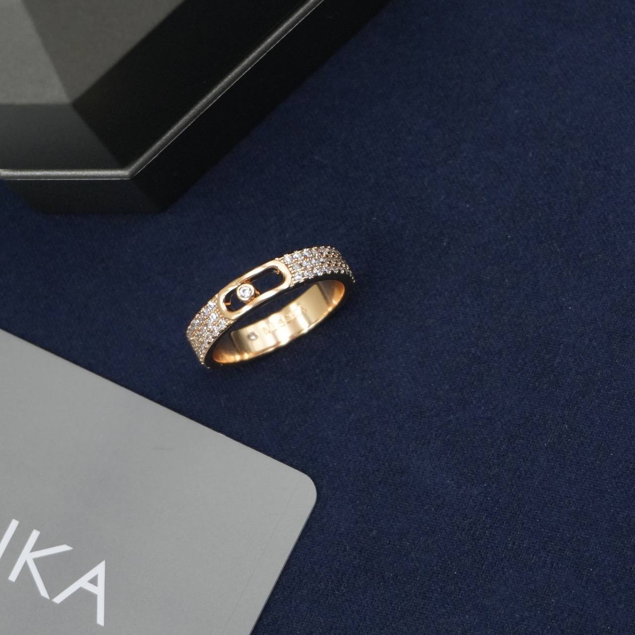 🩶*MESSIKA*🩶  MOVE JOAILLERIE PAVÉ WEDDING RING